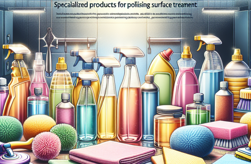 Innovaciones en Limpieza: Productos Especializados para el Pulido y Tratamiento de Superficies