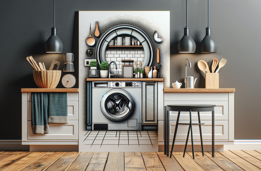 Lavadora en la Cocina: Una Solución Estética y Funcional