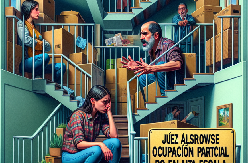 Juez Permite Ocupación Parcial de Vivienda por Falta de Espacio en Escalera