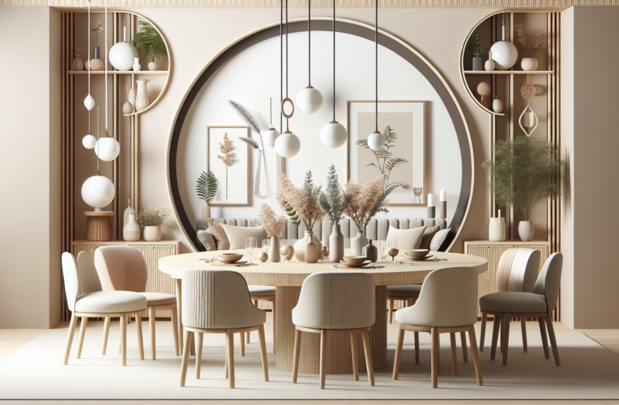 Mesas Circulares: La Opción Perfecta para Comedores Pequeños