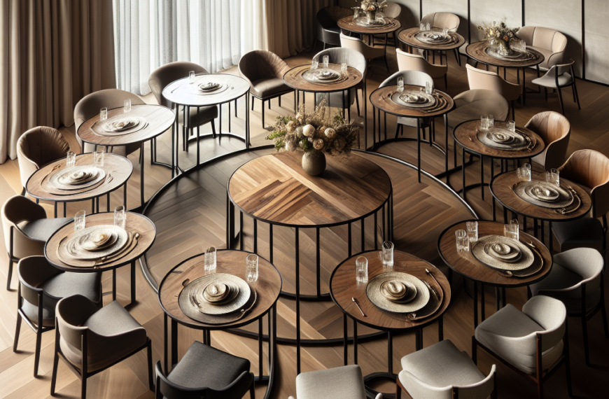 Mesas Redondas de Comedor: Soluciones Elegantes para Espacios Reducidos