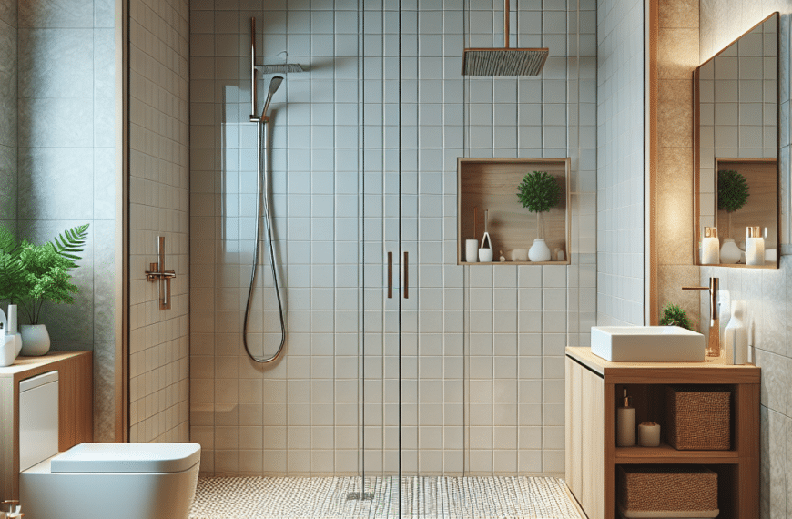 Maximiza Tu Baño Pequeño: Ducha al Fondo y Mamparas Minimalistas