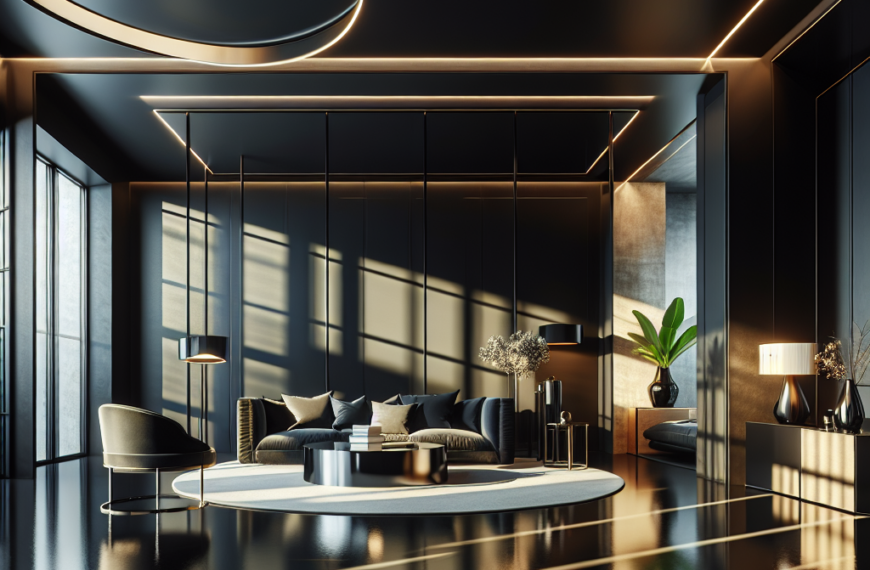 Realza Tus Espacios con Paredes Negras: Cómo Mantener la Luminosidad