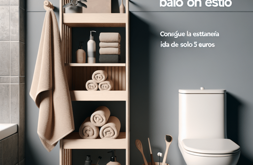 Renueva Tu Baño con Estilo: Consigue la Estantería Ideal de JYSK por Solo 15 Euros