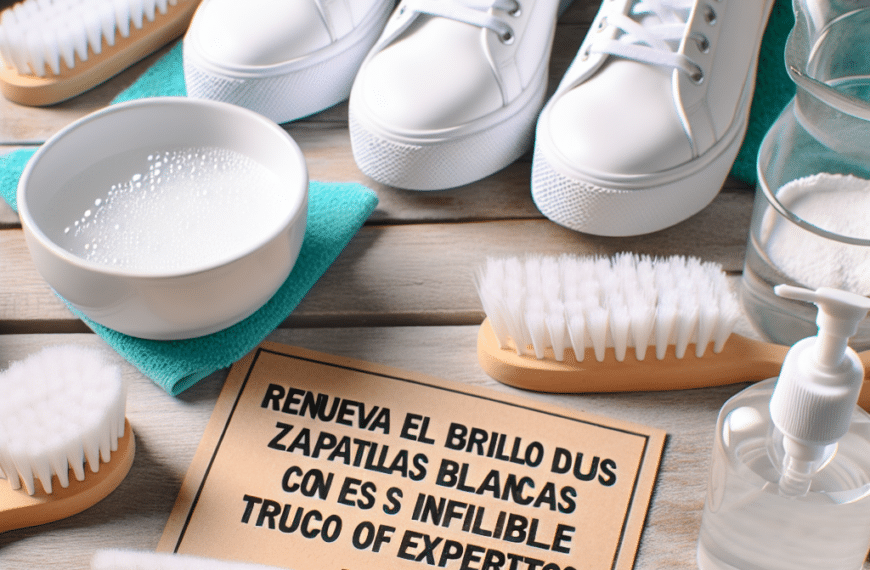 Renueva el Brillo de Tus Zapatillas Blancas con Este Infallible Truco de Expertos