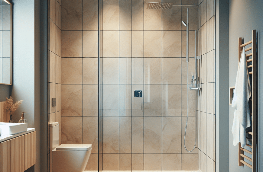 Transforma Tu Baño Pequeño: Instala una Ducha al Fondo y Elige Mamparas sin Marcos