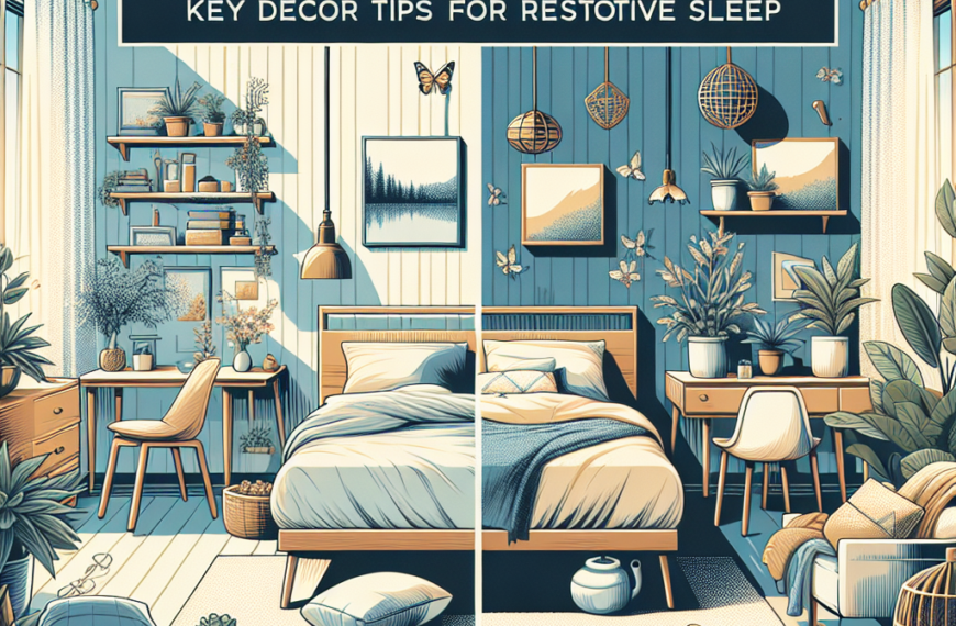 Transforma Tu Dormitorio: Claves de Decoración para un Sueño Reparador