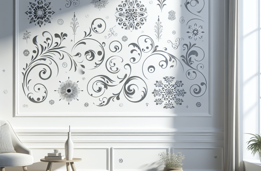 Transforma Tu Espacio: Aporta Estilo a Tu Pared Blanca con Adhesivos Elegantes