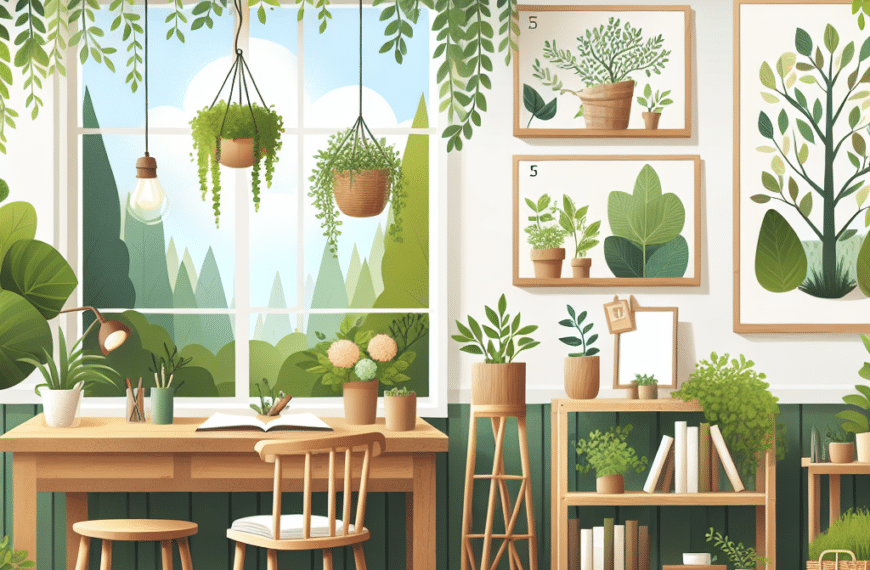 Transforma Tu Hogar: Cinco Ideas Efectivas para Integrar la Naturaleza en Tu Espacio