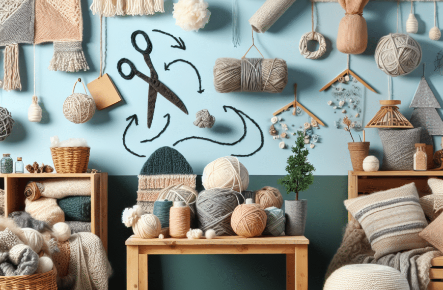 Decora tu Hogar con Encanto: Convierte Lana Desechada en Hermosas Creaciones