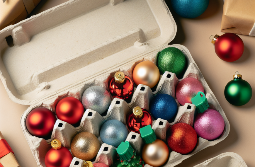 Trucos Creativos para Almacenar Decoraciones Navideñas: Protege tus Bolas con Cartones de Huevos