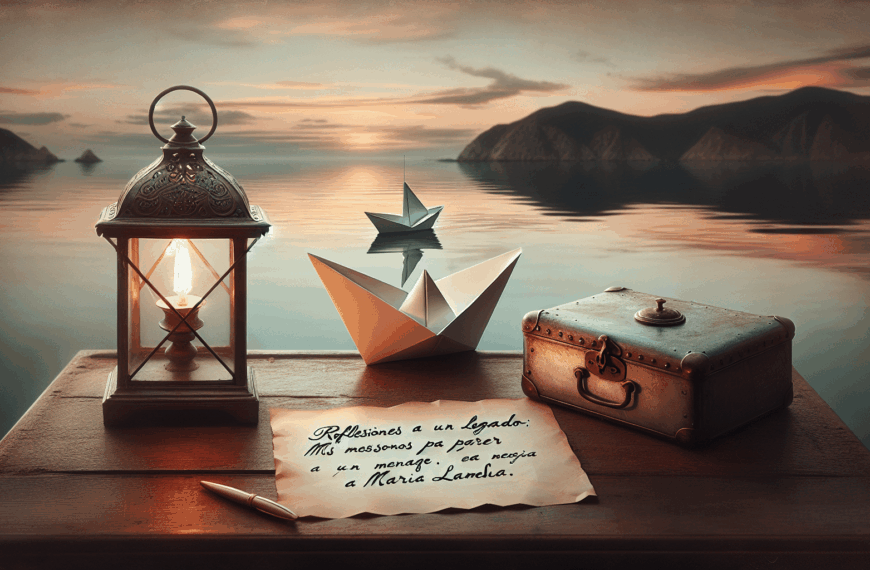 Reflexiones y un legado: Mis motivos para partir y un mensaje a María Lamela