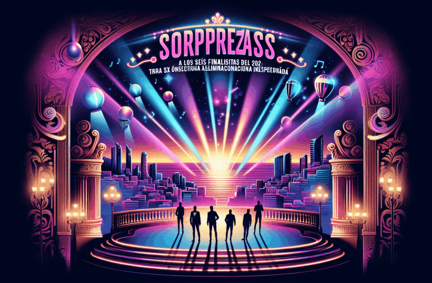 Sorpresas y emociones: Conoce a los seis finalistas del Benidorm Fest 2026 tras una eliminación inesperada