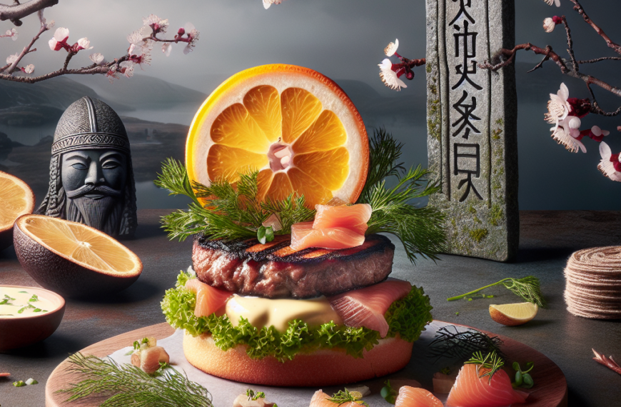 Gastronomía Global: La Innovadora Fusión de Yuzu Burger entre Nordic y Japonés