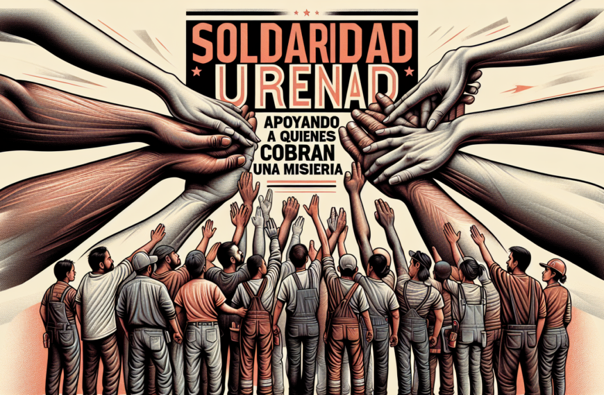 Solidaridad Urgente: Apoyando a Quienes Cobran una Miseria