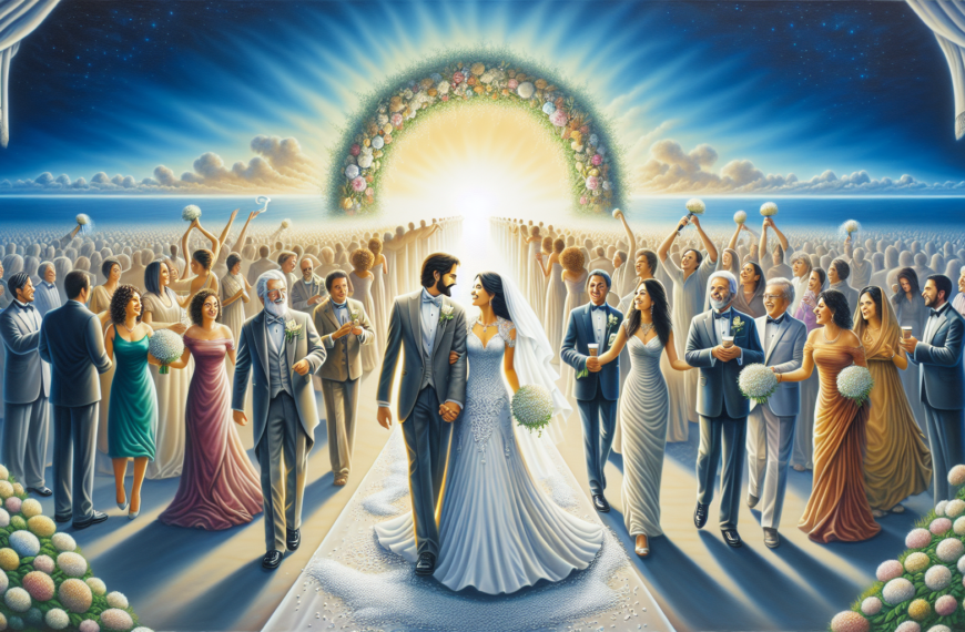 Unidos en amor: Celebración nupcial y la marcha hacia un futuro juntos