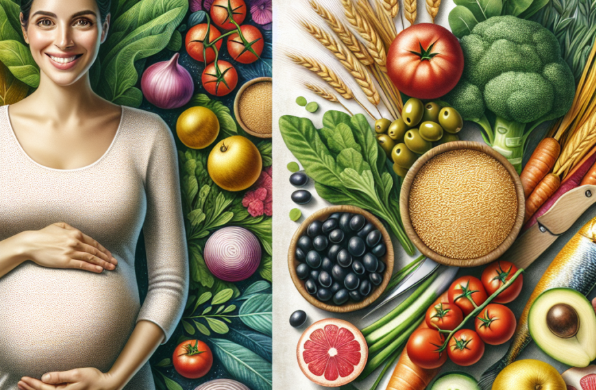 La Dieta Mediterránea: Un Aliado para la Salud Materna Durante el Embarazo