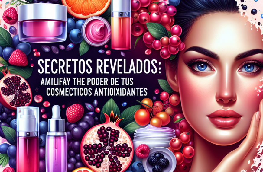 Secretos Revelados: Amplifica el Poder de tus Cosméticos Antioxidantes