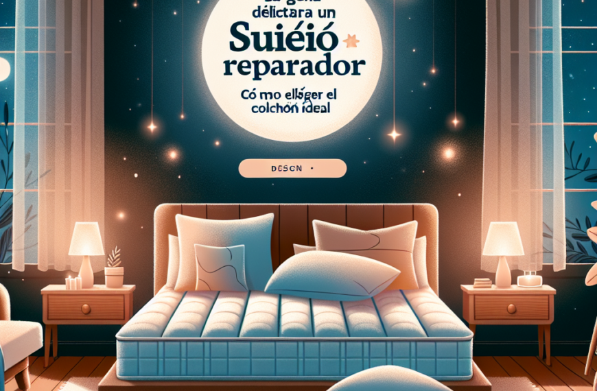 La Guía Definitiva para un Sueño Reparador: Cómo Elegir el Colchón Ideal