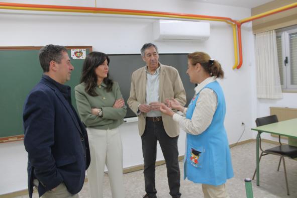 Blanca fernández destaca inversión en climatización de centros educativos en Ciudad Real