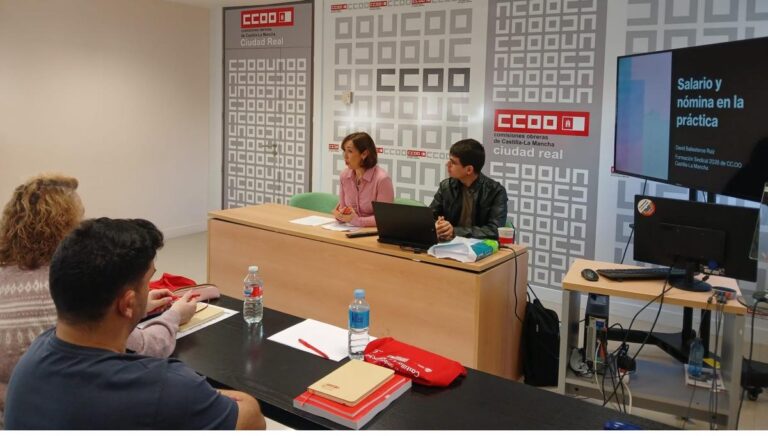 CCOO Capacita a Delegados Sindicales de Ciudad Real en Gestión de Nóminas y Salarios