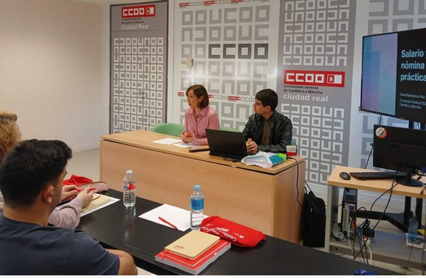 CCOO Capacita a Delegados Sindicales de Ciudad Real en Gestión de Nóminas y Salarios