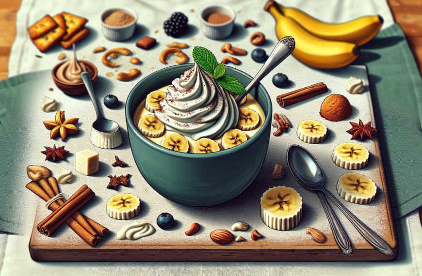 Vasitos Individuales de Cremosa Delicia de Plátano