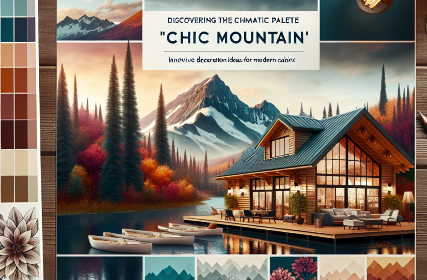 Descubriendo la Paleta Cromática ‘Montaña Chic’: Innovadoras Ideas de Decoración para Cabañas Modernas