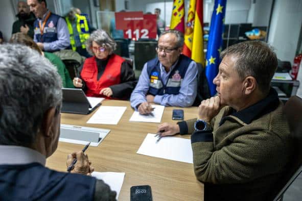 El presidente García-Page lidera la primera reunión del CECOPI para abordar la emergencia en Castilla-La Mancha tras la elevación a Situación Operativa 2