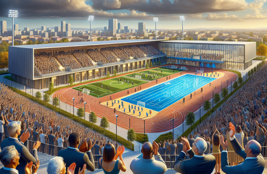 Inauguración del Moderno Complejo Deportivo Espronceda en Sant Andreu