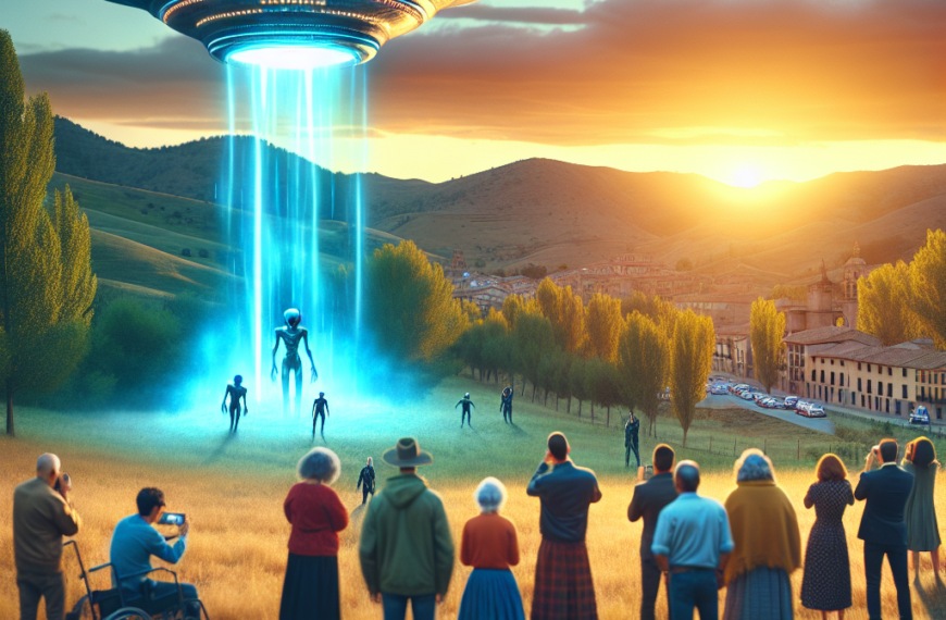 La increíble falsa transmisión en vivo del aterrizaje alienígena que engañó a toda España