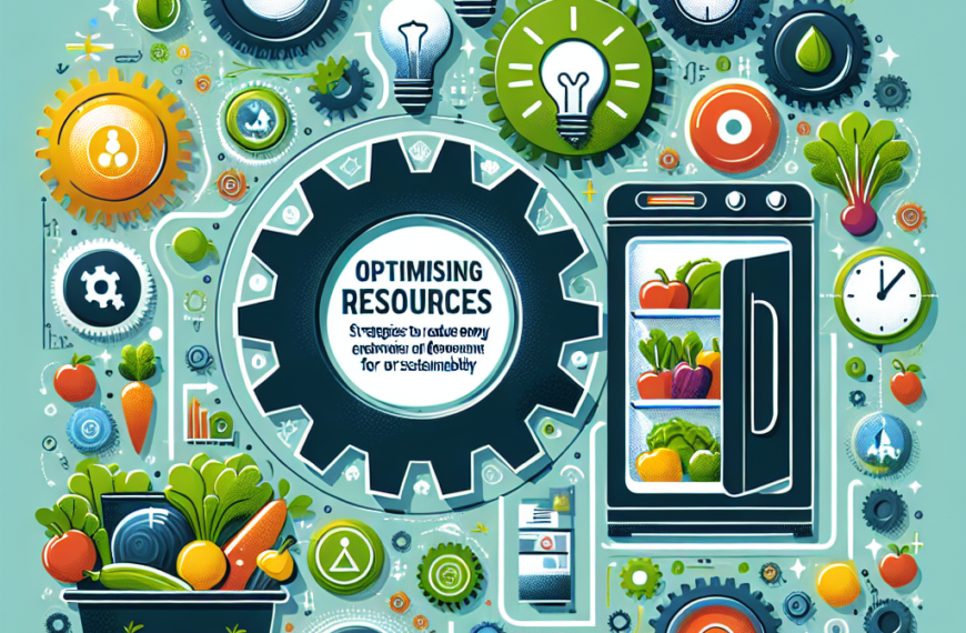 Optimización de Recursos: Estrategias para Reducir el Consumo Energético y Evitar el Desperdicio de Alimentos en Favor de la Sostenibilidad