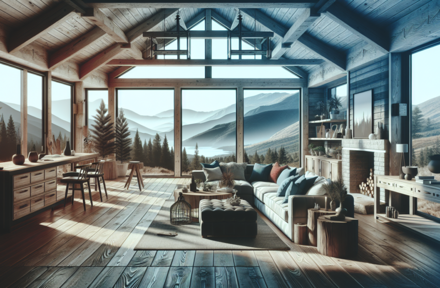 Paleta Cromática «Montaña Elegante»: Estilo Contemporáneo para una Cabaña Moderna