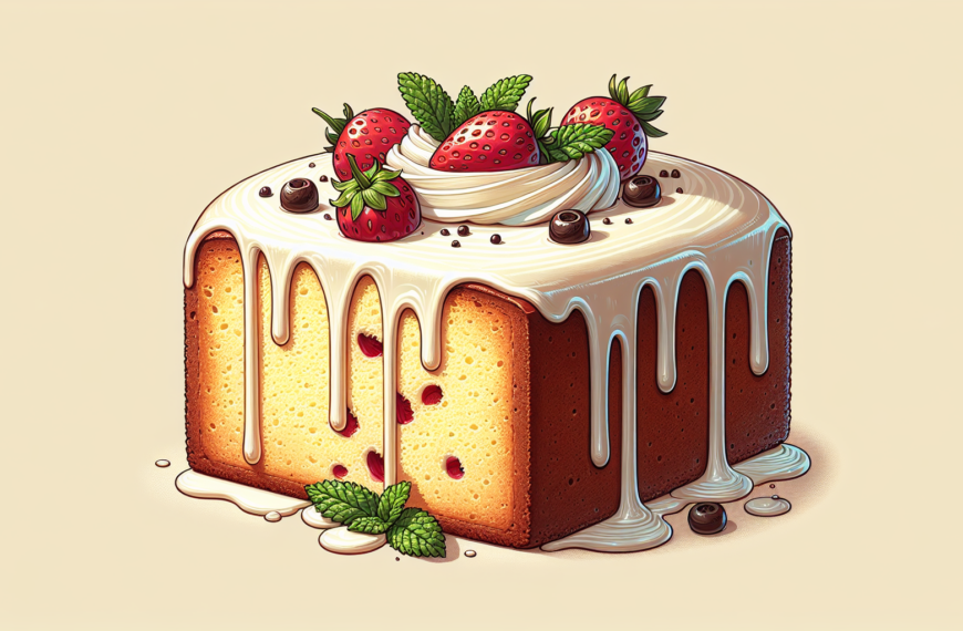 Delicia de Pound Cake con Queso Crema: El Bizcocho que Sorprende Desde el Frío