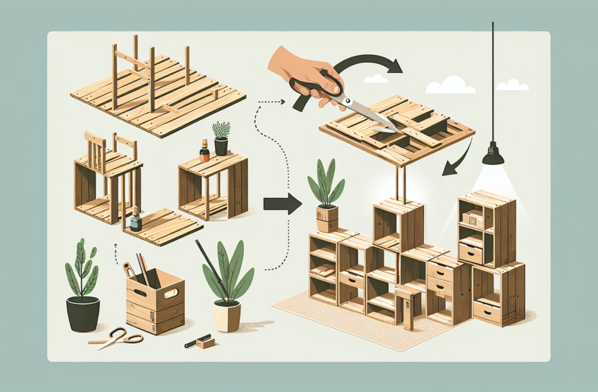 Crea Muebles Únicos: Convierte Cajas de Madera en Piezas Increíbles