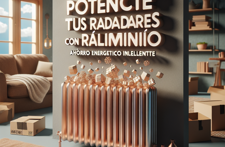 Potencia tus Radiadores con Cartón y Aluminio: Ahorro Energético Inteligente