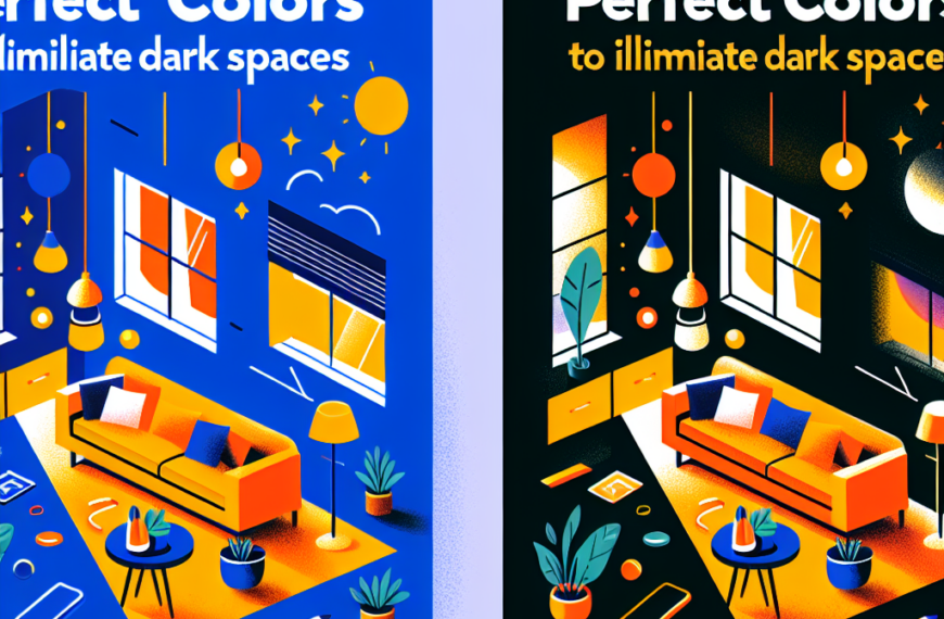Colores Perfectos para Iluminar Espacios Oscuros