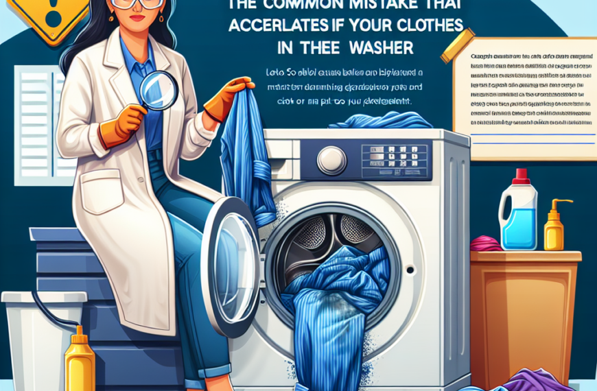 Ingeniero Químico Revela: El Error Común que Acelera el Desgaste de tu Ropa en la Lavadora
