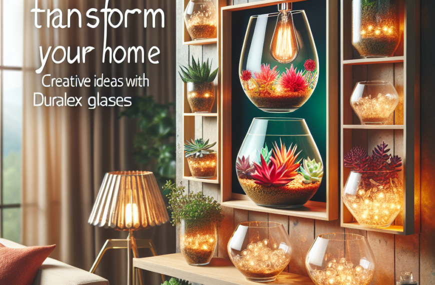 Transforma tu Hogar: Ideas Creativas con Vasos Duralex