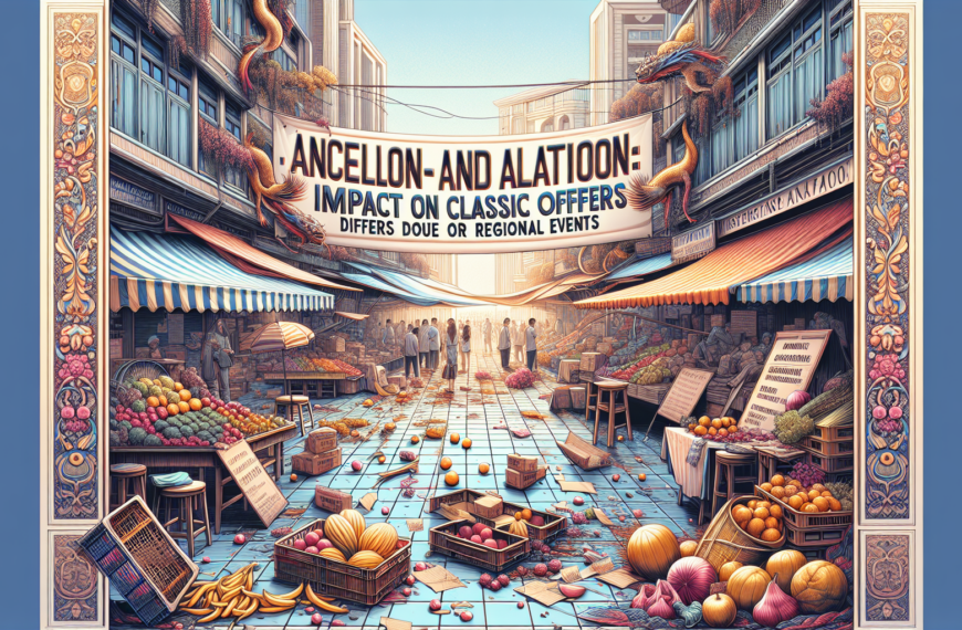 Cancela y Alteración: Impacto en las Ofertas Clásicas por Eventos Regionales