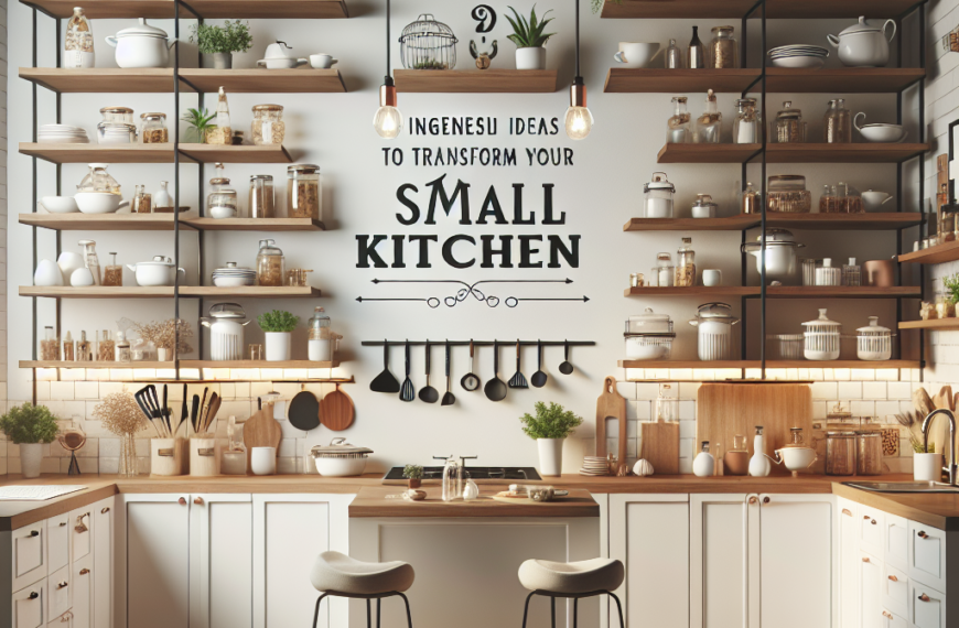 12 Ideas Ingeniosas para Transformar tu Cocina Pequeña: Soluciones Creativas de Decoración