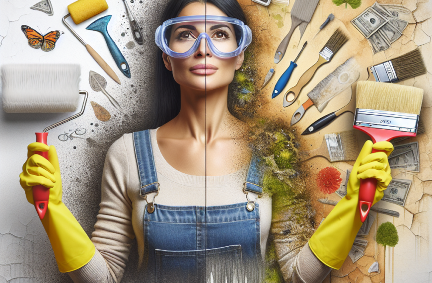 Despedida al Moho: Elena Martínez Revoluciona la Limpieza y Decoración de Paredes