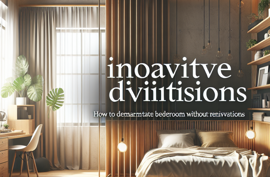 Divisiones Innovadoras: Cómo Delimitar tu Dormitorio Sin Renovaciones