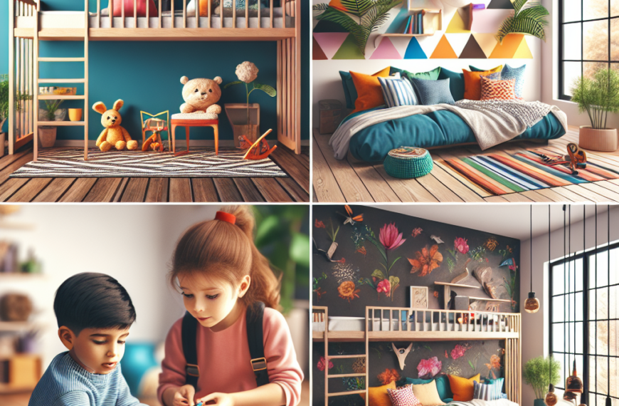 Imaginación a Dúo: Soluciones Originales para Habitaciones Infantiles Compartidas