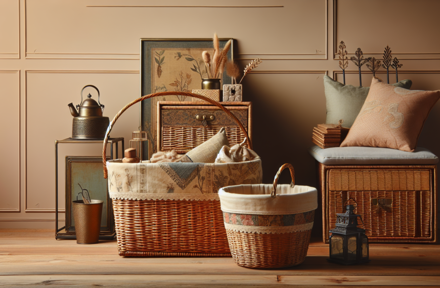 Cesta Vintage: Encanto Retro para Tu Hogar