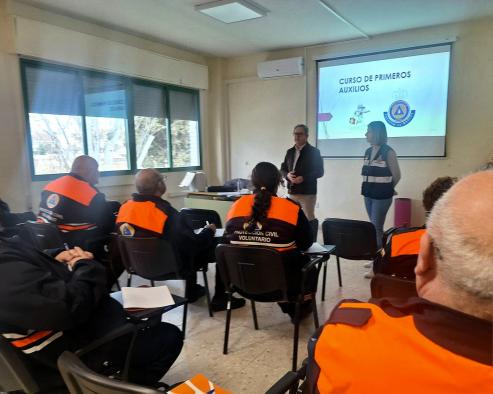 Curso de primeros auxilios para voluntarios de Protección Civil en Ciudad Real