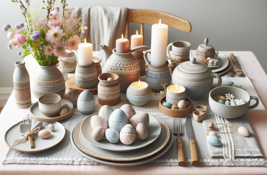 Elegancia Escandinava: Ideas para Decorar tu Mesa de Pascua al Estilo Nórdico