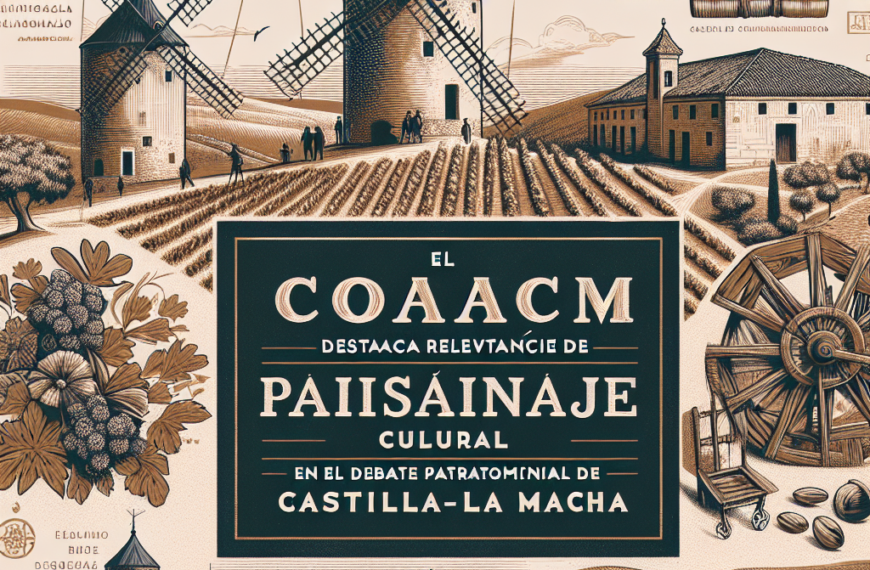 El COACM Destaca la Relevancia del Paisaje Cultural en el Debate Patrimonial de Castilla-La Mancha