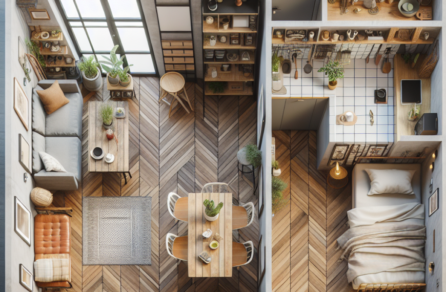 Renueva Tu Espacio: Optimización de 38 m² con Mobiliario de Segunda Mano