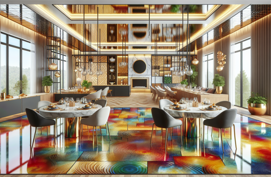 Doble Comedor: Un Espacio Lleno de Vida y Color para Compartir